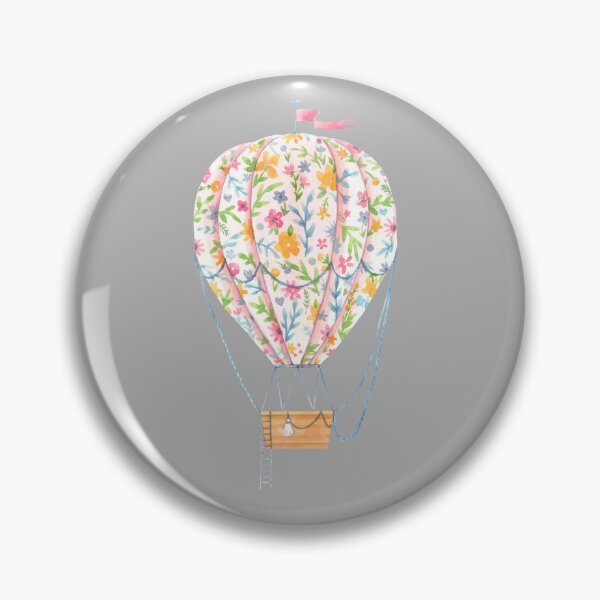 Item preview, Floral Pattern Hot Air Balloon designed and sold by Ashley-Luise.
