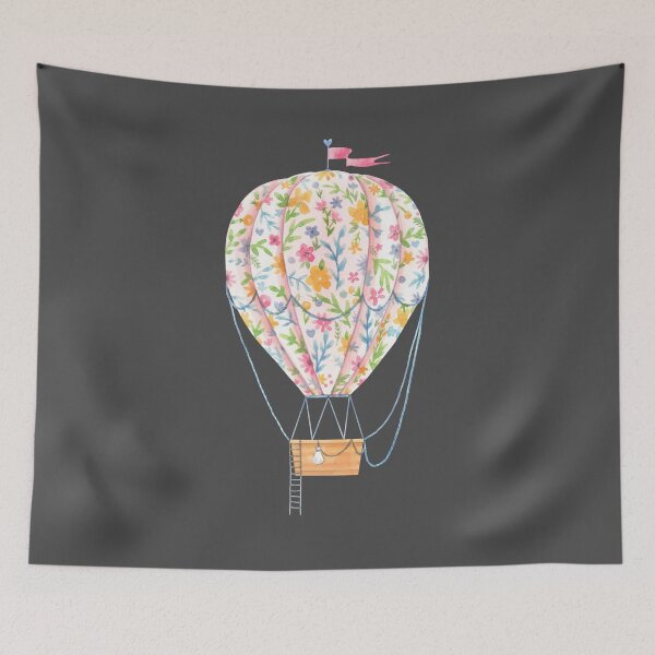 Item preview, Floral Pattern Hot Air Balloon designed and sold by Ashley-Luise.
