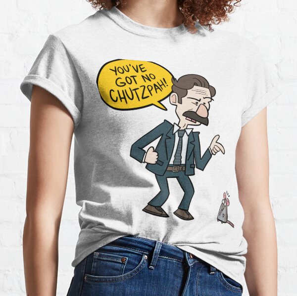 Full of Chutzpah - You Have Been Warned - Funny Jewish Essential T-Shirt  for Sale by CafeOyVey