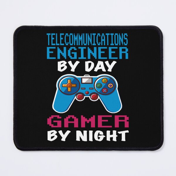 Item preview, Telecommunications engineer Gift shirt, Telecommunications engineer Dad Husband Boyfriend Gift, Funny Telecommunications engineer by day Gamer By night christmas Birthday Gift Idea designed and sold by xlnv.