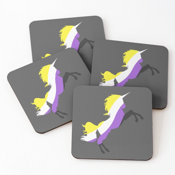 Item preview, Nonbinary Pride Unicorn designed and sold by OlivDesignsCo.