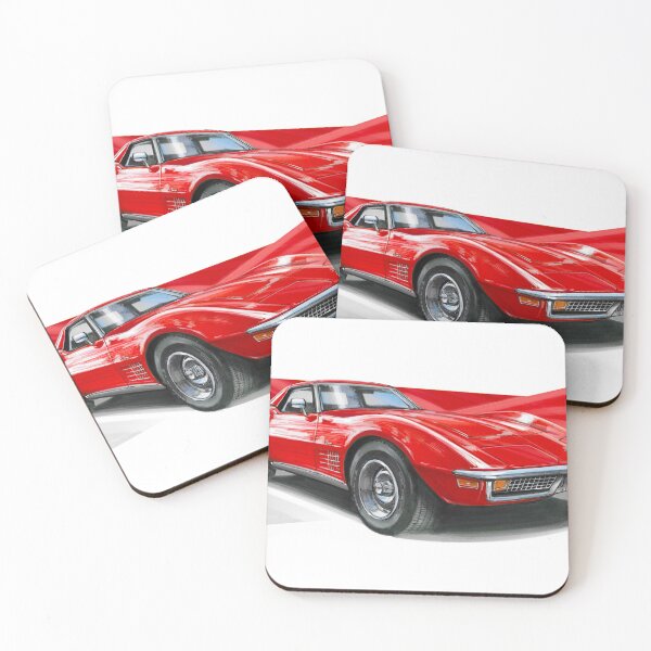 Item preview, RED VETTE designed and sold by DBCarillustrations Store.