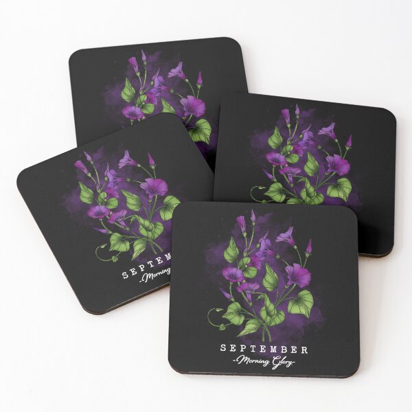 Item preview, Birth Month Flower | September | Morning Glory | Floral Design  designed and sold by Ravenvine.