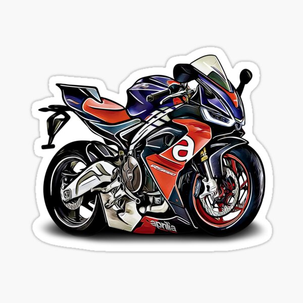 aprilia Factory Racing Motorcycle Laminated Decals Stickers Akrapovic Myhos  Set