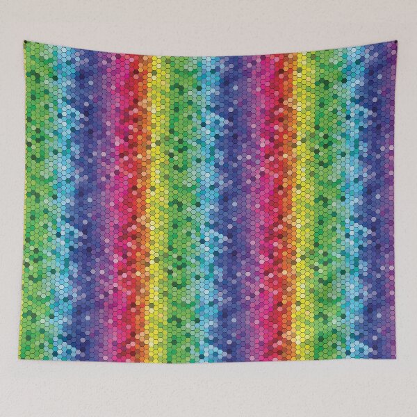 Item preview, Color Spectrum Hexagons designed and sold by alexisrg.