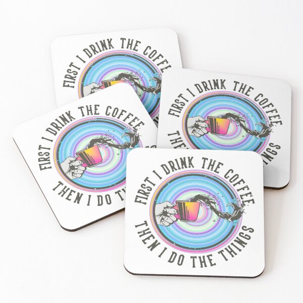 Item preview, Coffee First, Rainbow coffee designed and sold by Whitetailcrafts.
