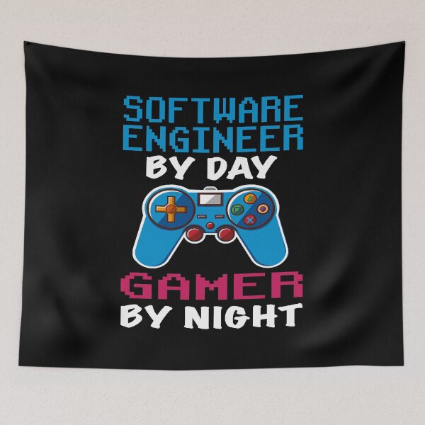 Item preview, Software engineer Gift shirt, Software engineer Dad Husband Boyfriend Gift, Funny Software engineer by day Gamer By night christmas Birthday Gift Idea designed and sold by xlnv.