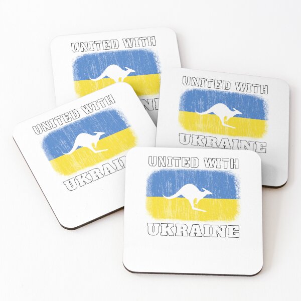 Item preview, Australia United With Ukraine Kangaroo Australian Symbol designed and sold by Aide.