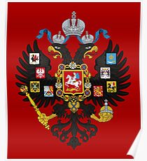 Russian Empire Coat of Arms Poster