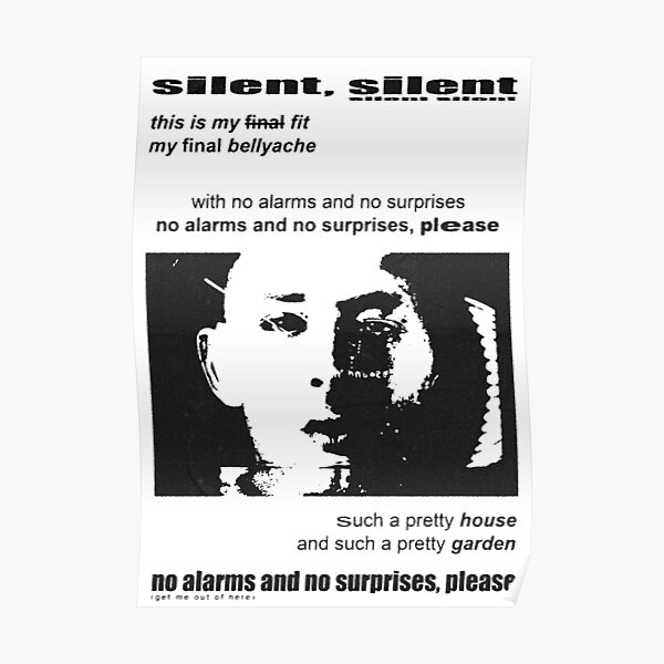 Radiohead - No Surprises Poster