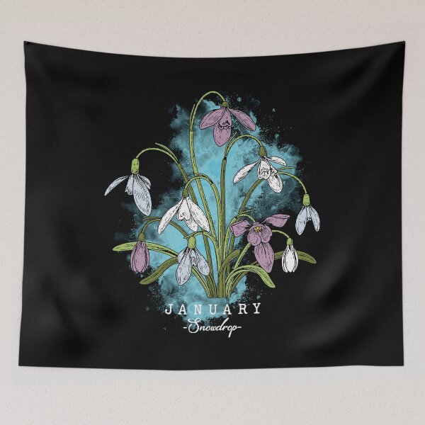 Item preview, Birth Month Flower | January | Snowdrop | Floral Design  designed and sold by Ravenvine.