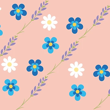 Artwork thumbnail, Flower pattern by doGraph