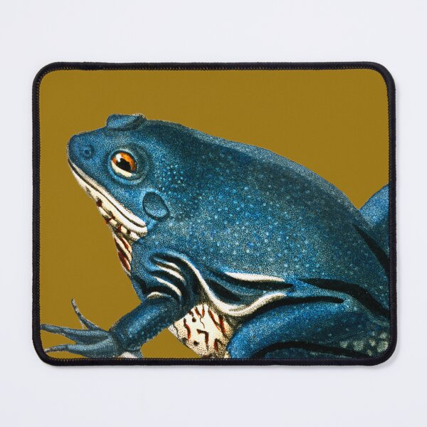 Item preview, Blue Frogs Looking Great on Pop Colored Backgrounds VI designed and sold by beddreams.