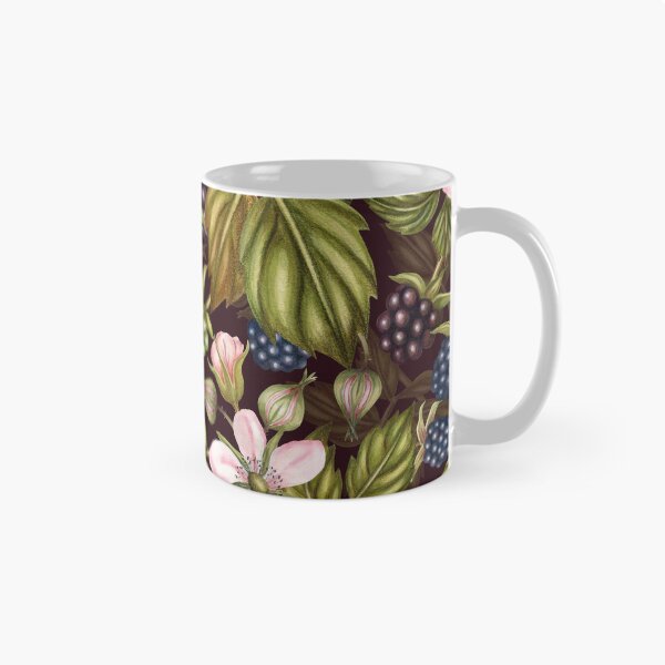 Item preview, Watercolor Blackberries and Blackberry Flowers designed and sold by silviaol.