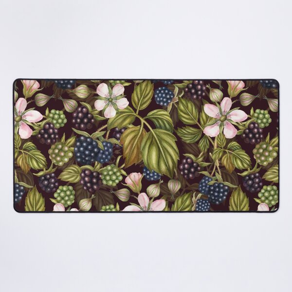 Item preview, Watercolor Blackberries and Blackberry Flowers designed and sold by silviaol.