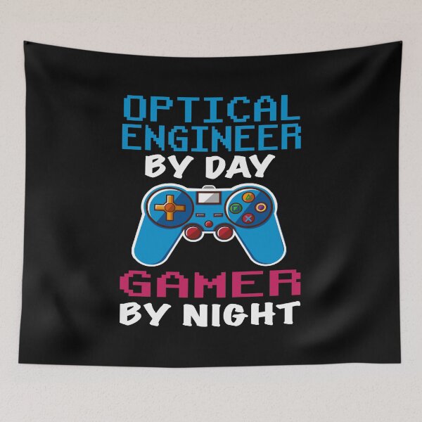 Item preview, Optical  engineer Gift shirt, Optical  engineer Dad Husband Boyfriend Gift, Funny Optical  engineer by day Gamer By night christmas Birthday Gift Idea designed and sold by xlnv.