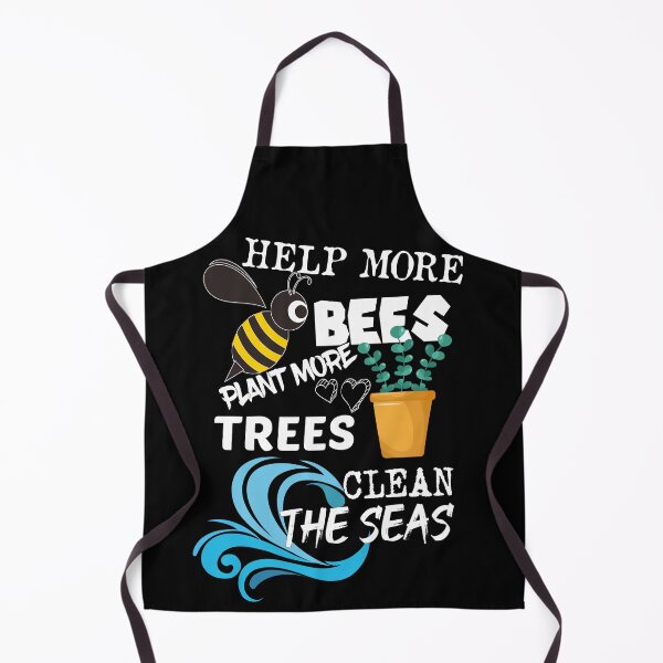 Item preview, Help More Bees Plant More Trees Clean the Seas Gift For Parents and Friends  designed and sold by MShop Co.