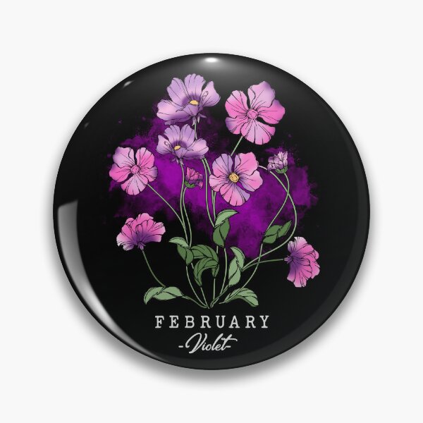 Item preview, Birth Month Flower | February | Violate | Floral Design  designed and sold by Ravenvine.