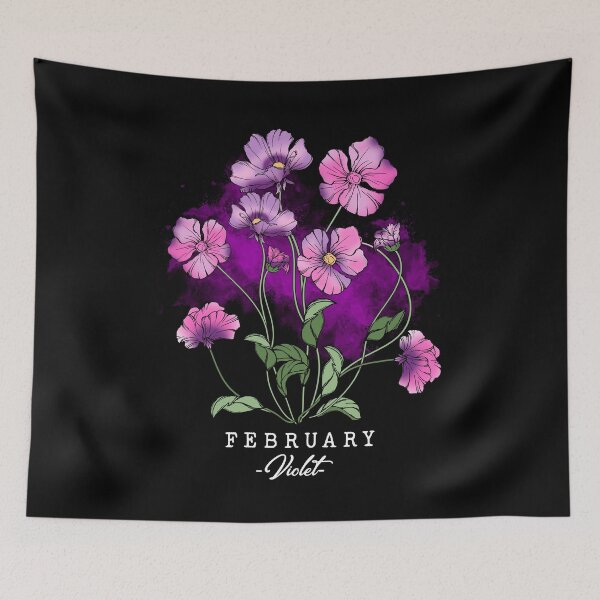 Item preview, Birth Month Flower | February | Violate | Floral Design  designed and sold by Ravenvine.