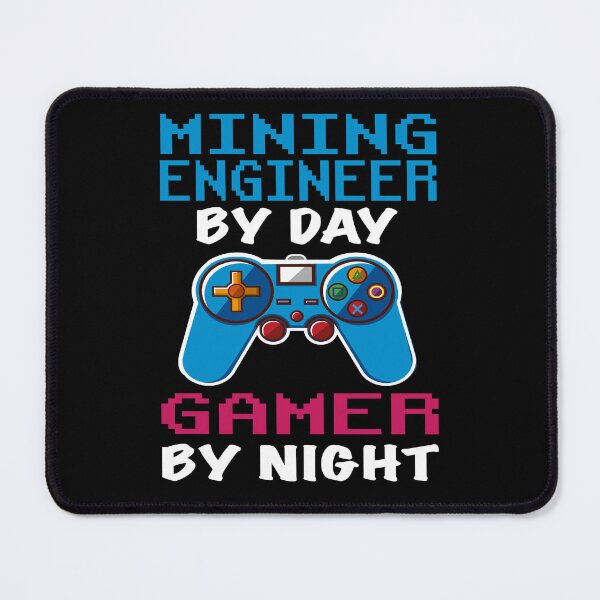 Item preview, Mining engineer Gift shirt, Mining engineer Dad Husband Boyfriend Gift, Funny Mining engineer by day Gamer By night christmas Birthday Gift Idea designed and sold by xlnv.