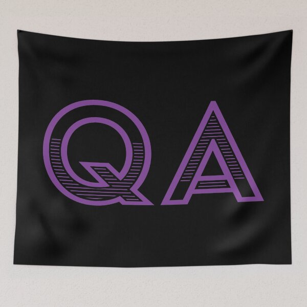 Item preview, QA - Quality Assurance (purple text) designed and sold by OlivDesignsCo.