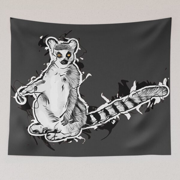 Item preview, Graffiti Lemur  designed and sold by Jayda Bruce.