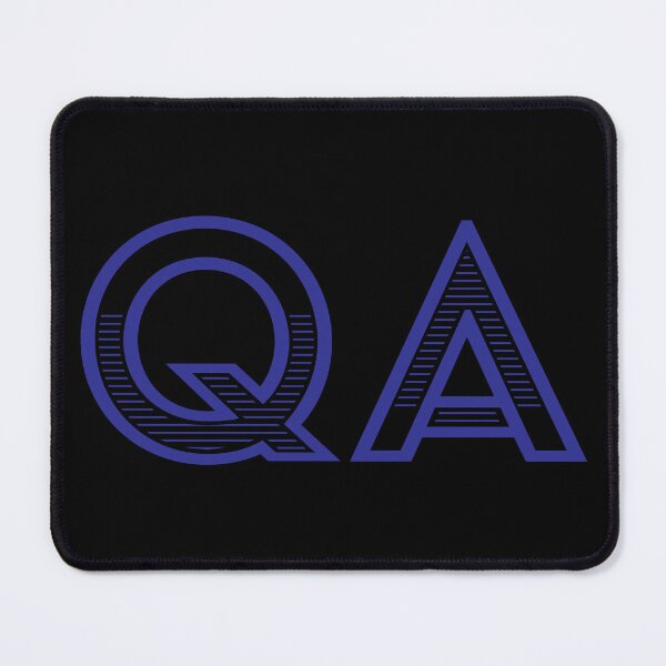 Item preview, QA - Quality Assurance (blue text) designed and sold by OlivDesignsCo.