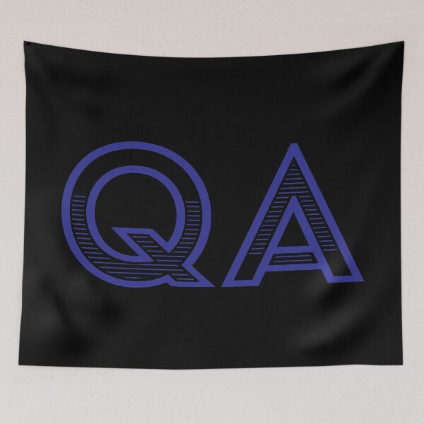 Item preview, QA - Quality Assurance (blue text) designed and sold by OlivDesignsCo.