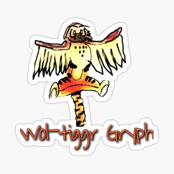 Wol-Tiggryph Sticker