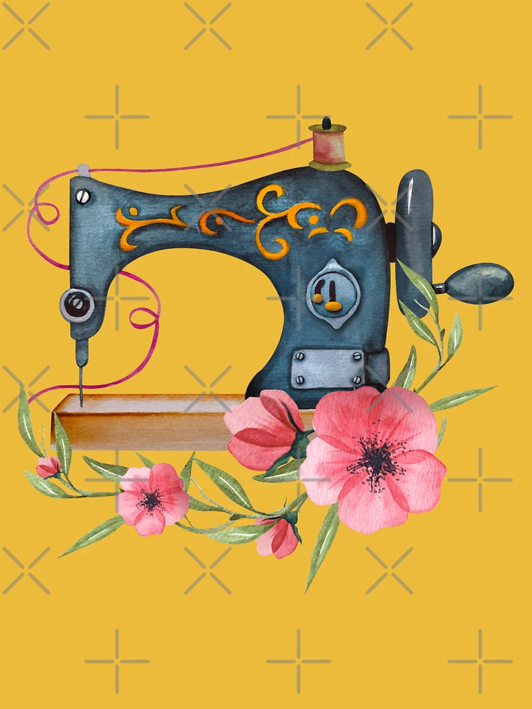 Pink Sewing Machine Poster for Sale by MelissaMade