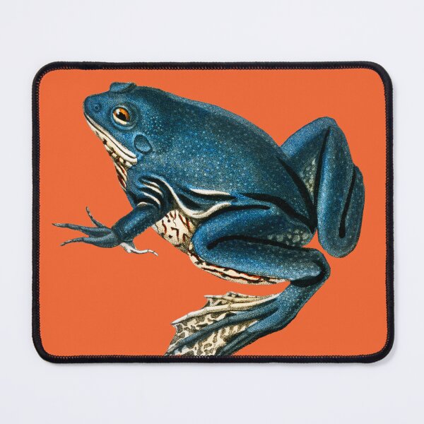 Item preview, Blue Frogs Looking Great on Pop Colored Backgrounds VII designed and sold by beddreams.