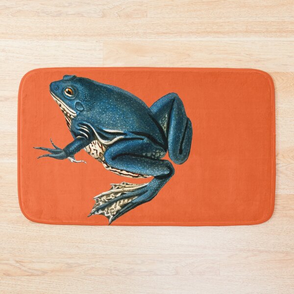 Item preview, Blue Frogs Looking Great on Pop Colored Backgrounds VII designed and sold by beddreams.