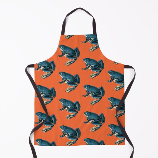 Item preview, Blue Frogs Looking Great on Pop Colored Backgrounds VII designed and sold by beddreams.
