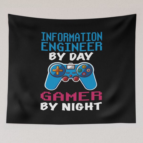 Item preview, Information engineer Gift shirt, Information engineer Dad Husband Boyfriend Gift, Funny Information engineer by day Gamer By night christmas Birthday Gift Idea designed and sold by xlnv.