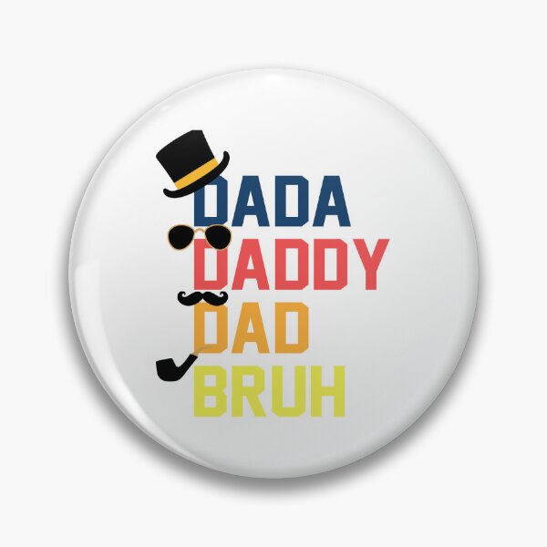Item preview, Dada Daddy Dad Bruh with mustache -Funny Father's Day 2022  designed and sold by anes18.
