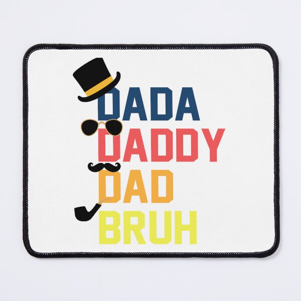 Item preview, Dada Daddy Dad Bruh with mustache -Funny Father's Day 2022 designed and sold by anes18.