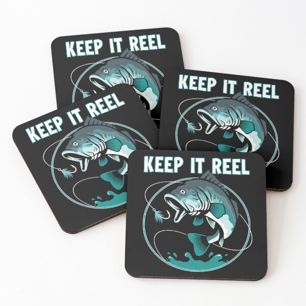 Item preview, Keep It Reel Funny Fishing Pun For Fishing Lovers designed and sold by Bad Kitty Designz.