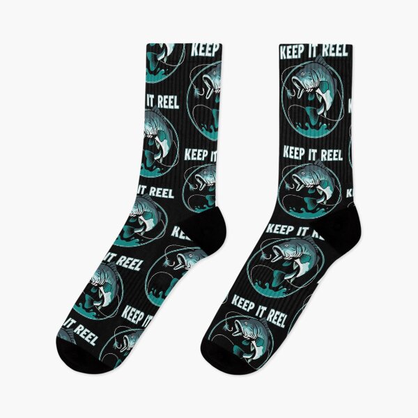 Item preview, Keep It Reel Funny Fishing Pun For Fishing Lovers designed and sold by Bad Kitty Designz.