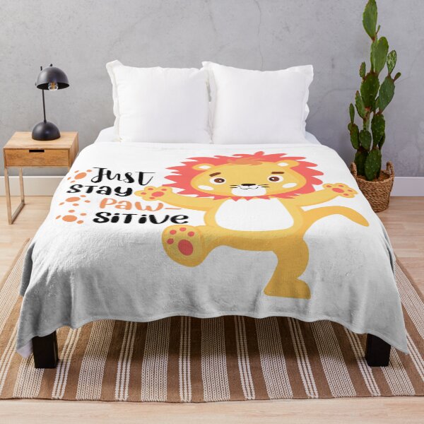 Item preview, Just Stay Pawsitive lovely Lion designed and sold by HanyAlashkar.