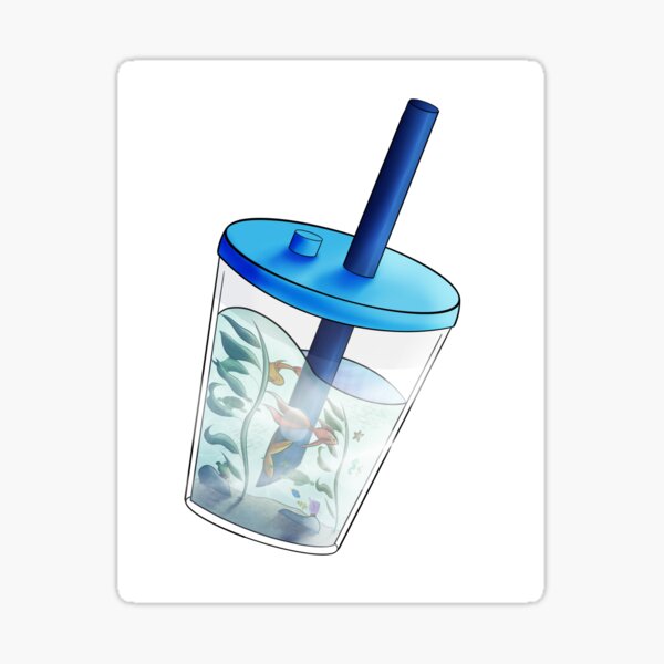 Bubble Tea mais c'est en fait un océan Sticker