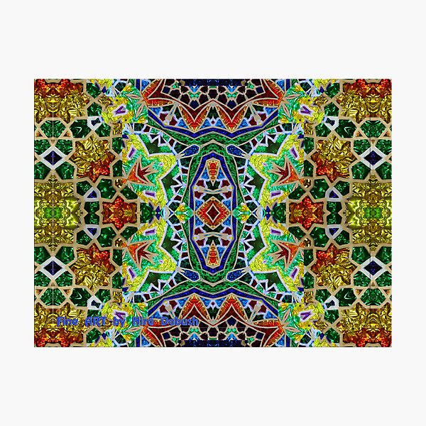 The Magic of Colours Joined Together for Glass Design Photographic Print