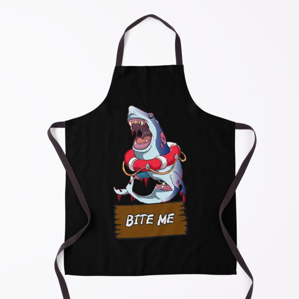 Item preview, Bite Me Zombie Shark designed and sold by BlackSheepEllis.