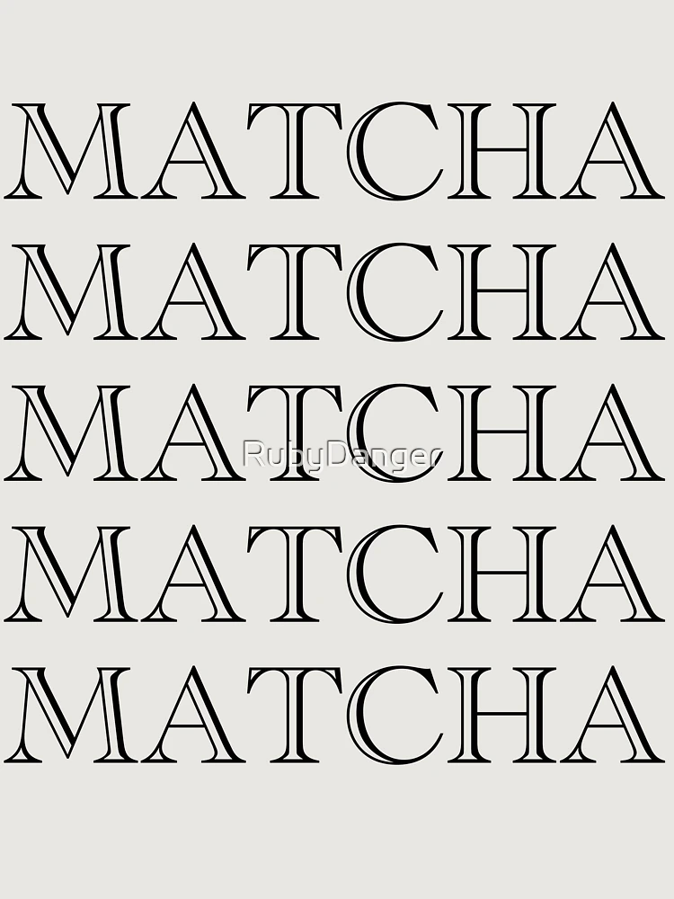 Thumbnail 6 of 6, Premium Oversized Sweatshirt, MATCHA MATCHA MATCHA designed and sold by RubyDanger.