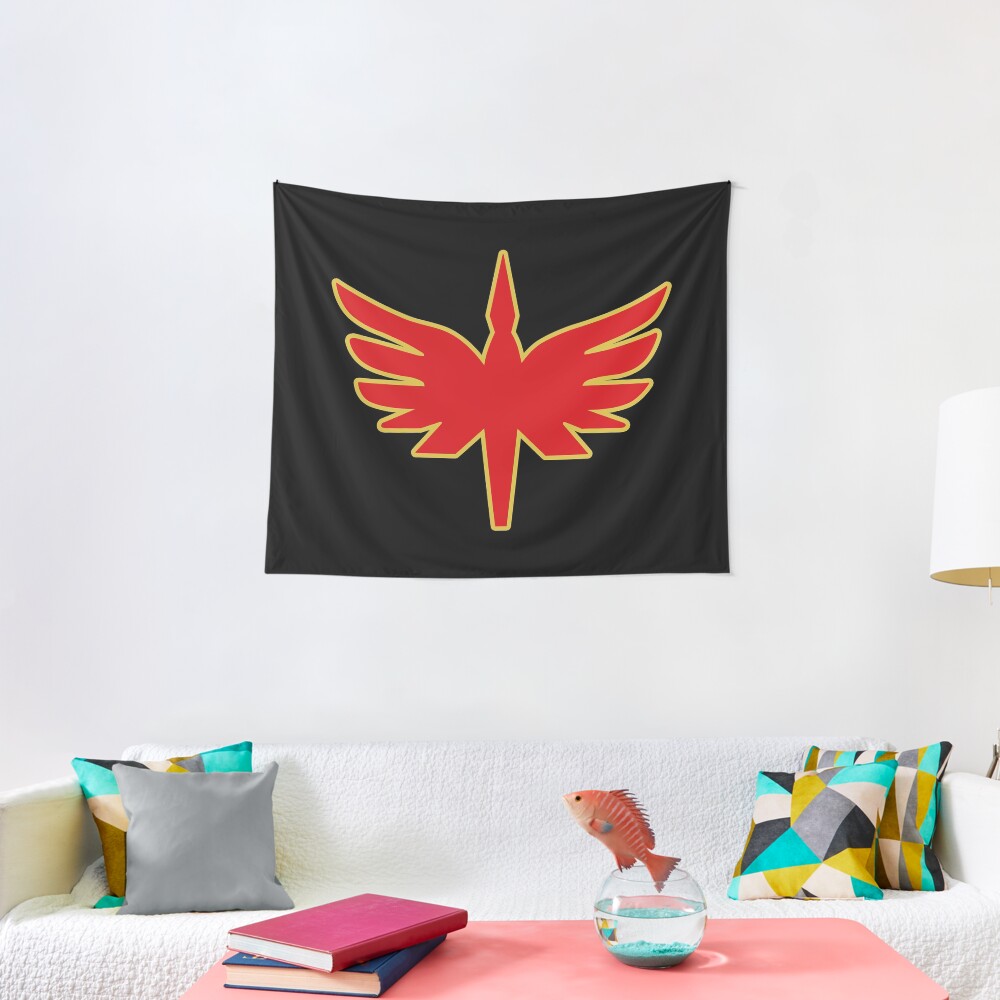 "Red Fire - Mystic Force" Tapestry by Grinalass | Redbubble