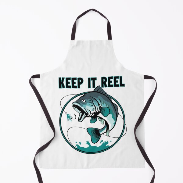 Item preview, Keep It Reel Funny Fishing Quote Angler Fisherman Humor designed and sold by Bad Kitty Designz.