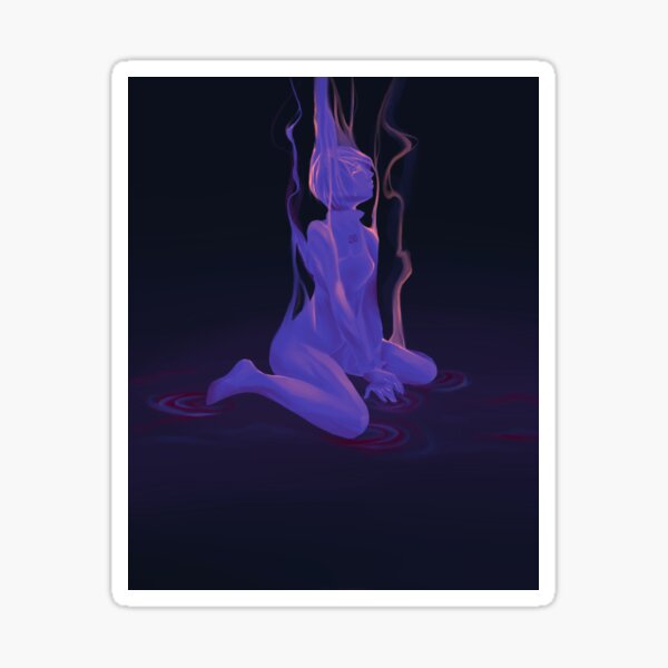 Rei Fading (violet) Sticker
