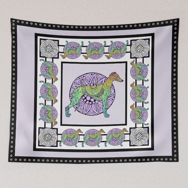 Item preview, WHIPPET Coloring Book Style designed and sold by Sally Fricker.