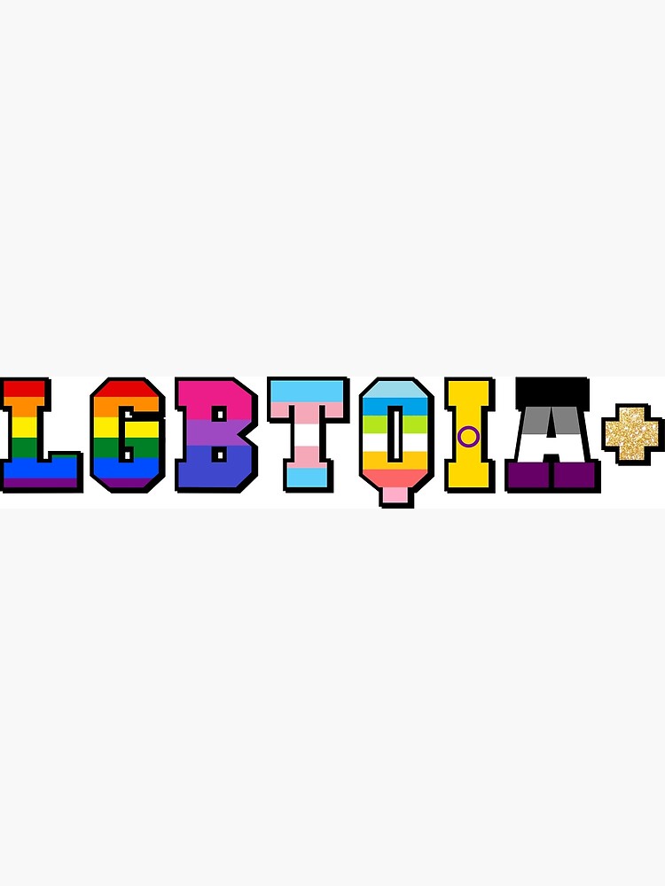 "LGBTQIA+ Pride" Poster by fandomwithlove | Redbubble