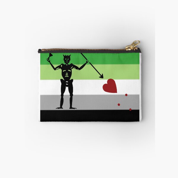 Item preview, Pirate pride flag aromantic Blackbeard designed and sold by Theoldgirl900.