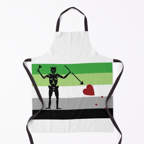 Item preview, Pirate pride flag aromantic Blackbeard designed and sold by Theoldgirl900.